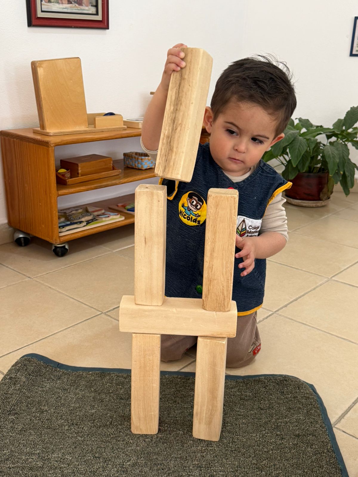 Niños en el aula de Montessori Atlixco